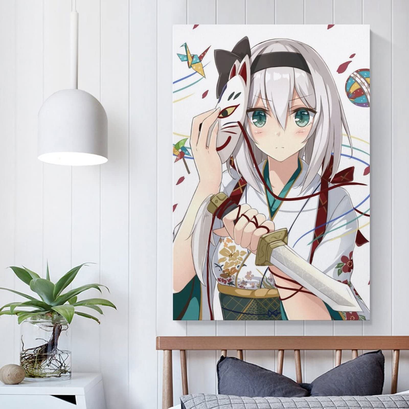 【絵画】魂魄【原画】手描き ポスター イラスト インテリアやプレゼントにも！ Amazon.co.jp: 東方Project 魂魄妖夢 こんぱく ようむ (20) 装飾